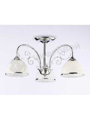 Светильник Ambrella light TR3181/3 CH/FR хром/белый матовый E27/3 max 40W D585*285