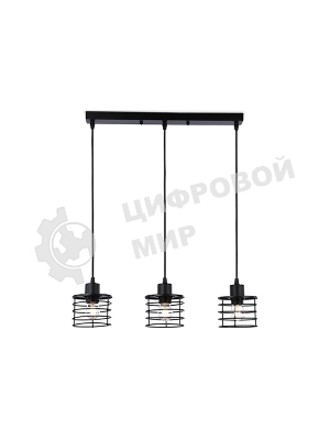 Светильник Ambrella light TR8075/3 BK черный E27*3 max 40W 582*120*1040