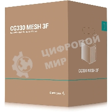 Компьютерный корпус Deepcool CG330 MESH 3F черный без БП mATX 6x120mm 4x140mm 2xUSB2.0 1xUSB3.0 audio bott PSU