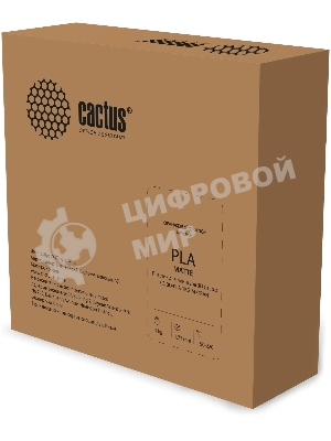 Пластик для принтера 3D Cactus CS-3D-PLA-1KG-M-ORAN PLA MATTE d1.75мм 1кг L326м 1цв.