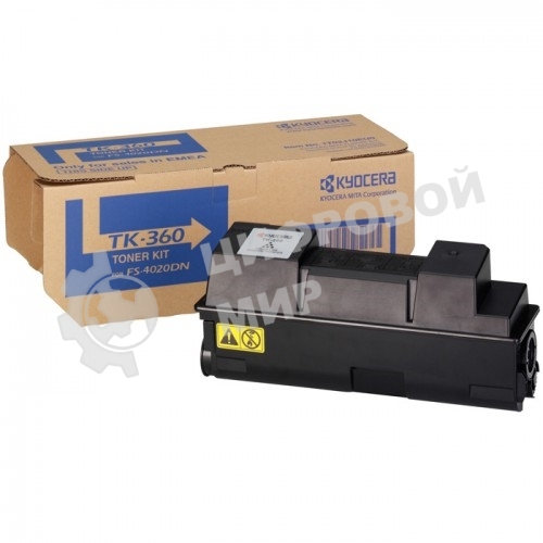 Картридж лазерный Kyocera TK-360 (1T02J20EU0/1T02J20EUC) черный для FS-4020DN 20000 стр.