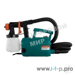 Краскопульт электрический Sturm SG9660B, 600Вт, 1100 мл/мин, бак на поясе, HVLP, С ТУРБИНОЙ SG9660B