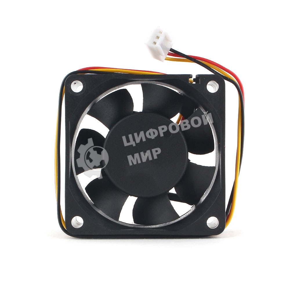 Вентилятор для корпуса Gembird черный, 60 мм, 4000 об/мин, 25 дБ, 3 pin