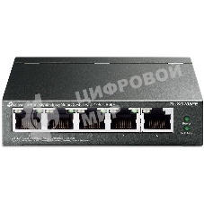 Коммутатор TP-Link 5-Port Gigabit Easy Smart Switch with 4-Port PoE+