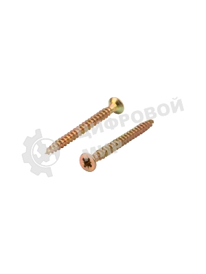 Саморез универсальный Kranz 3х35, желтый цинк, короб (200 шт./уп.)