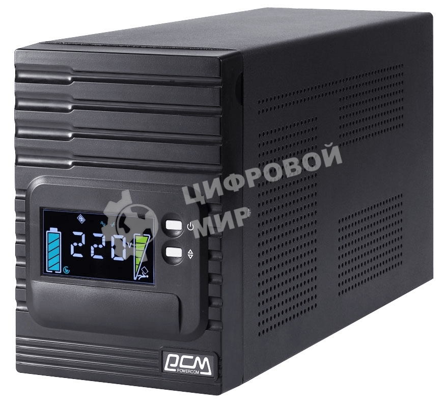 Источник бесперебойного питания Powercom Smart King Pro+ SPT-1500-II LCD 1200Вт 1500ВА черный