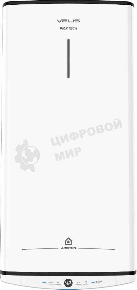 Водонагреватель Ariston Velis Tech Inox PW ABSE 100, 2.5 кВт, 100л, электрический настенный, белый