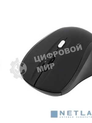 Мышь беспроводная Oklick 415MW черный, 1600 dpi, радиоканал, USB, кнопки - 4