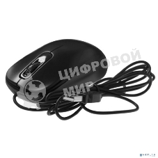Мышь проводная Genius DX-110 черный, 1000 dpi, USB, кнопки - 3