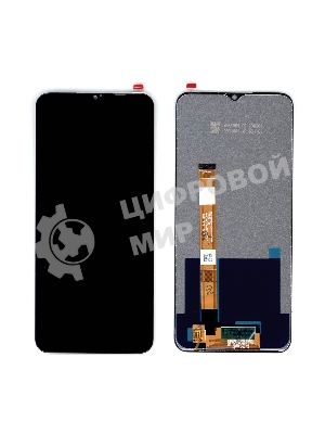 Дисплей для Realme Narzo 10, Narzo 10A в сборе с тачскрином черный