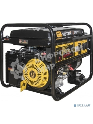 Электрогенератор бензиновый Huter DY6,5LX, 5.5 кВт, 71 дБ, 76.6 кг