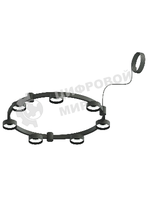 Корпус светильника C9238/7 SBK черный песок D635*70.5mm GX53/7