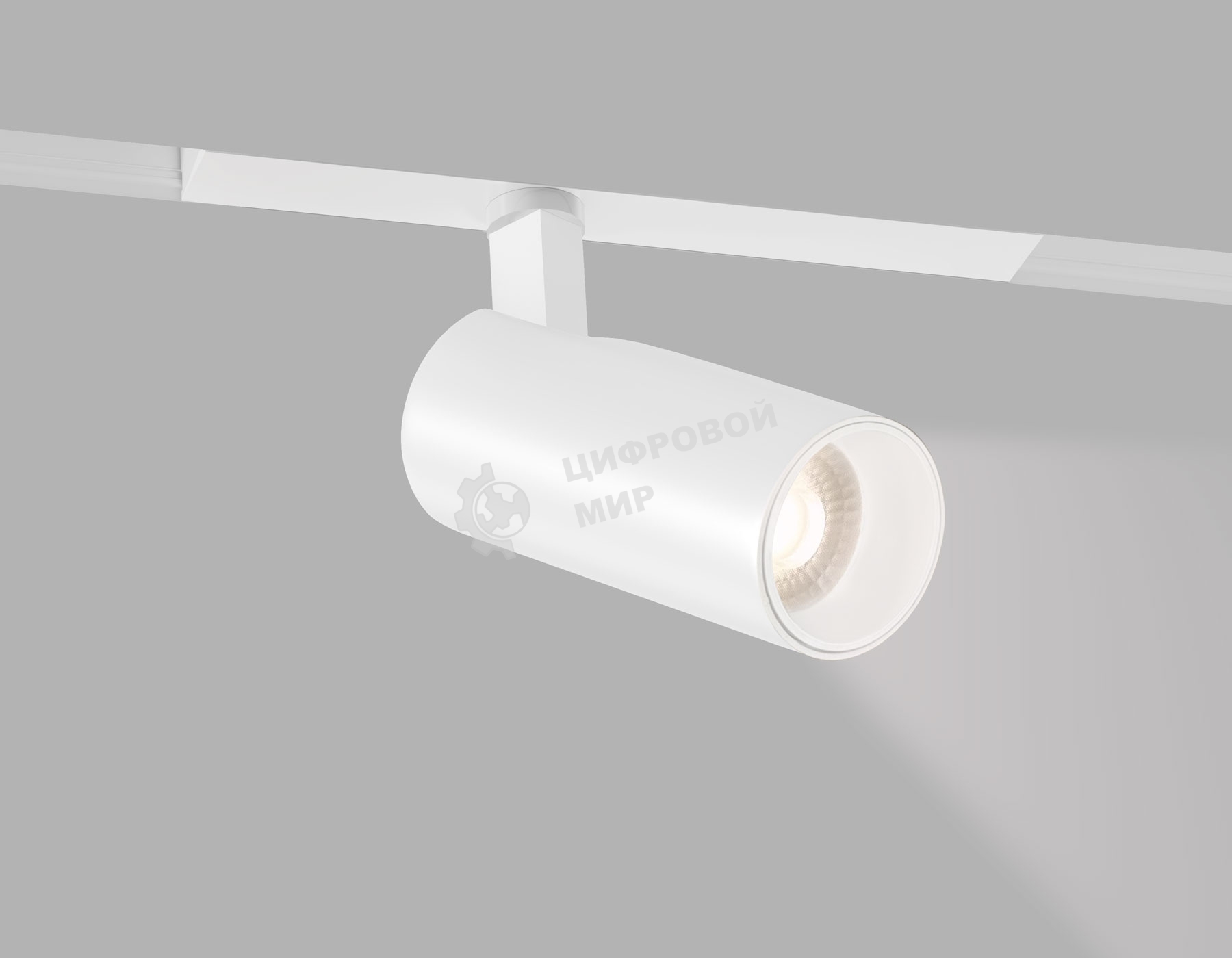 Трековый акцентный светильник Ambrella light GL8010 WH белый IP20 18W 3000-6000K 220V 24° D60*135