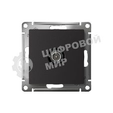 Механизм розетки TV оконечной AtlasDesign 1DB карбон