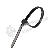 Стяжка нейлоновая Exegate EX253856RUS неоткрывающаяся CV-300B, 300 мм, упак. 100 шт черная