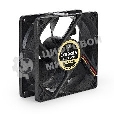 Вентилятор для корпуса ExeGate ExtraPower EP08025SM черный, 80 мм, 2500 об/мин, 25.5 дБ, 2 pin