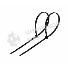 Хомут-стяжка кабельная нейлоновая Rexant 250 x4,8 мм, черная, упаковка 100 шт.