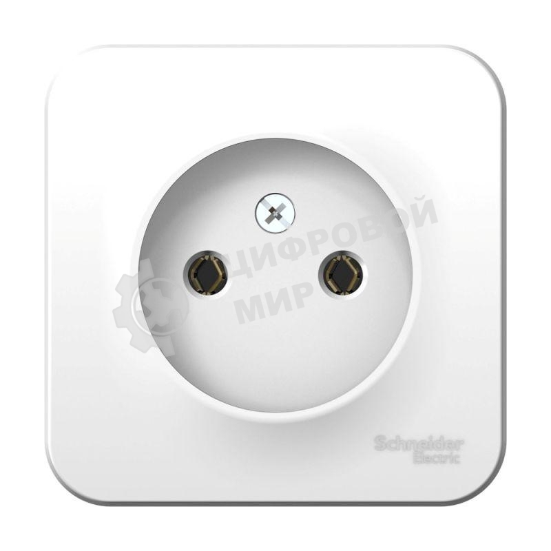 Розетка ОП Blanca 16А 250В без шторок без заземл. изол. пласт. бел. SchE BLNRA000111