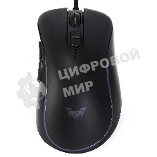 Мышь проводная Crown CMGM-902 черный, 7200 dpi, USB, кнопки - 7