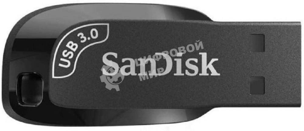 Флешка USB SanDisk CZ410 Ultra Shift (SDCZ410-128G-G46), 128Gb, USB 3.2, R/W 100/45, черный