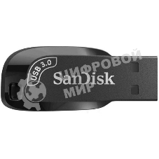 Флешка USB SanDisk CZ410 Ultra Shift (SDCZ410-128G-G46), 128Gb, USB 3.2, R/W 100/45, черный