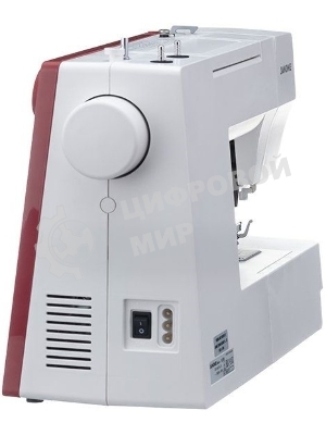 Швейная машина Janome 1522RD 25 операции, петля автомат, верт. челнок, нитевдеватель, мягкий, подарочный набор (шпульки, ножницы, сантиметровая лента, игольница)