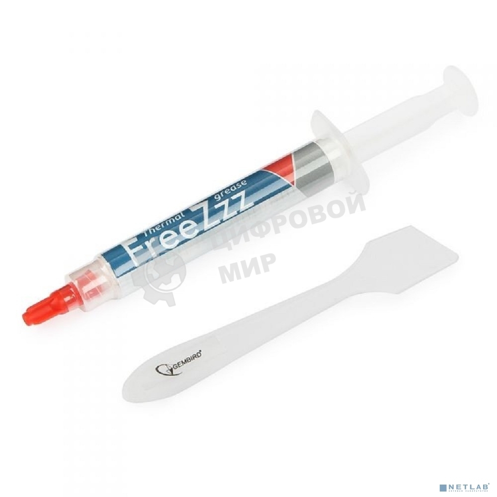 Термопаста Gembird FreeZzz GF-01-5 для радиаторов, 5гр, шприц