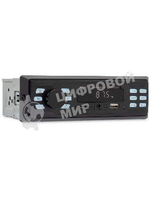 Автомагнитола Digma MCP-225W, 1 DIN, Bluetooth, USB Type-A, AUX