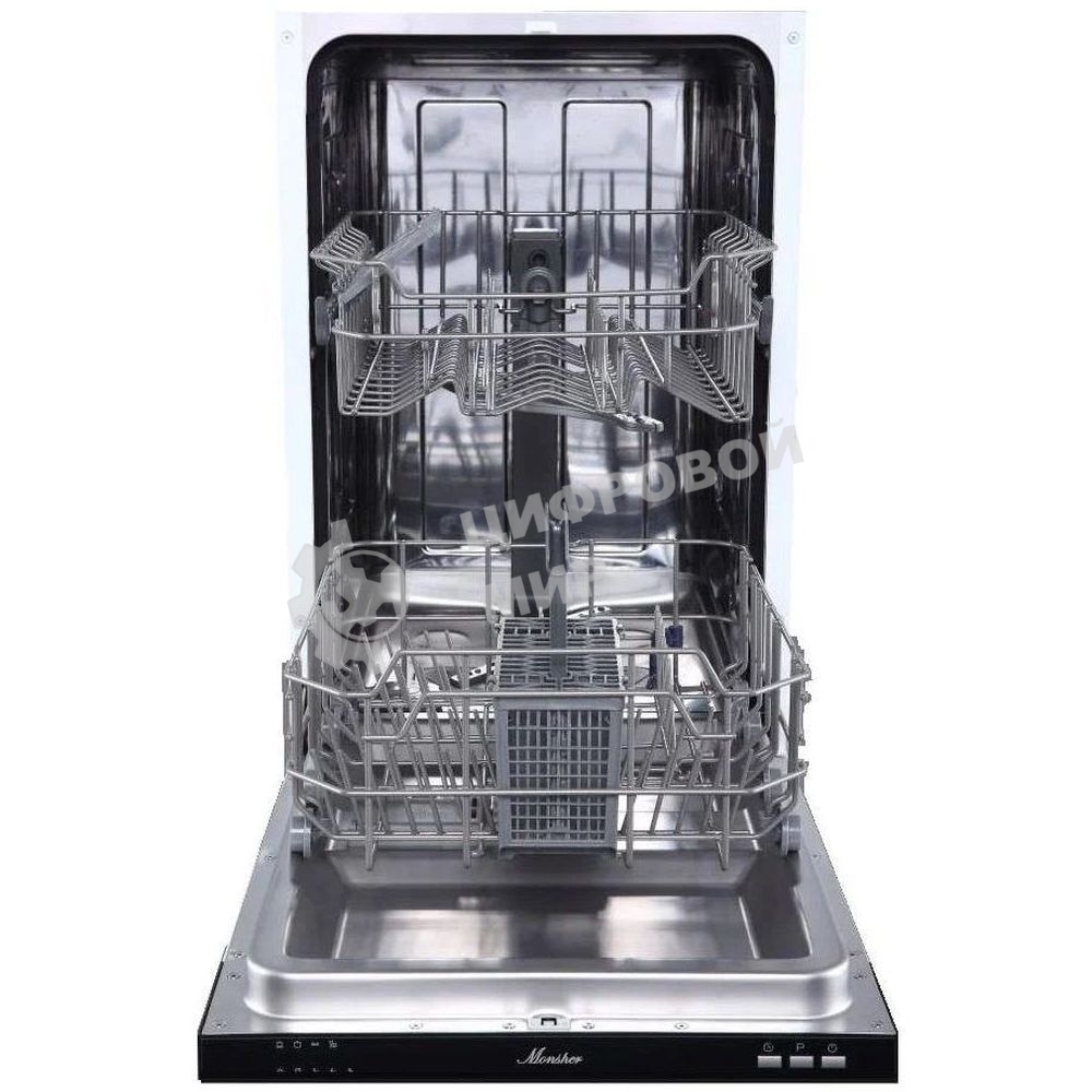 Встраиваемая посудомоечная машина Monsher MD 4512, серебристый, 45 см, 9 компл., 49 дБ, класс A++