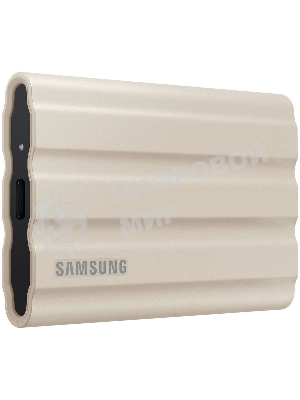 Внешний SSD Samsung T7 Shield, 1TB, USB 3.2 Gen 2 Type-C, R/W 1050/1000, бежевый