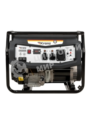 Генератор бензиновый Kranz KR8000EA, 8кВт, 25л, коннектор автоматики, электростартер