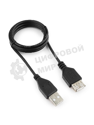 Кабель-удлинитель Гарнизон USB 2.0, AM/AF, 1м, пакет (GCC-USB2-AMAF-1M)