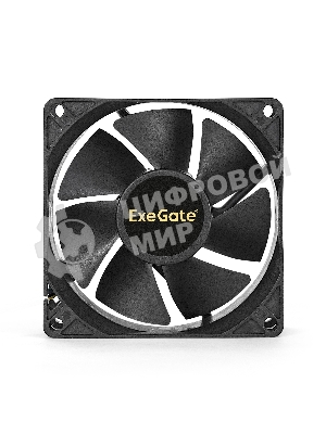 Вентилятор для корпуса ExeGate ExtraPower EP08025SM черный, 80 мм, 2500 об/мин, 25.5 дБ, 2 pin