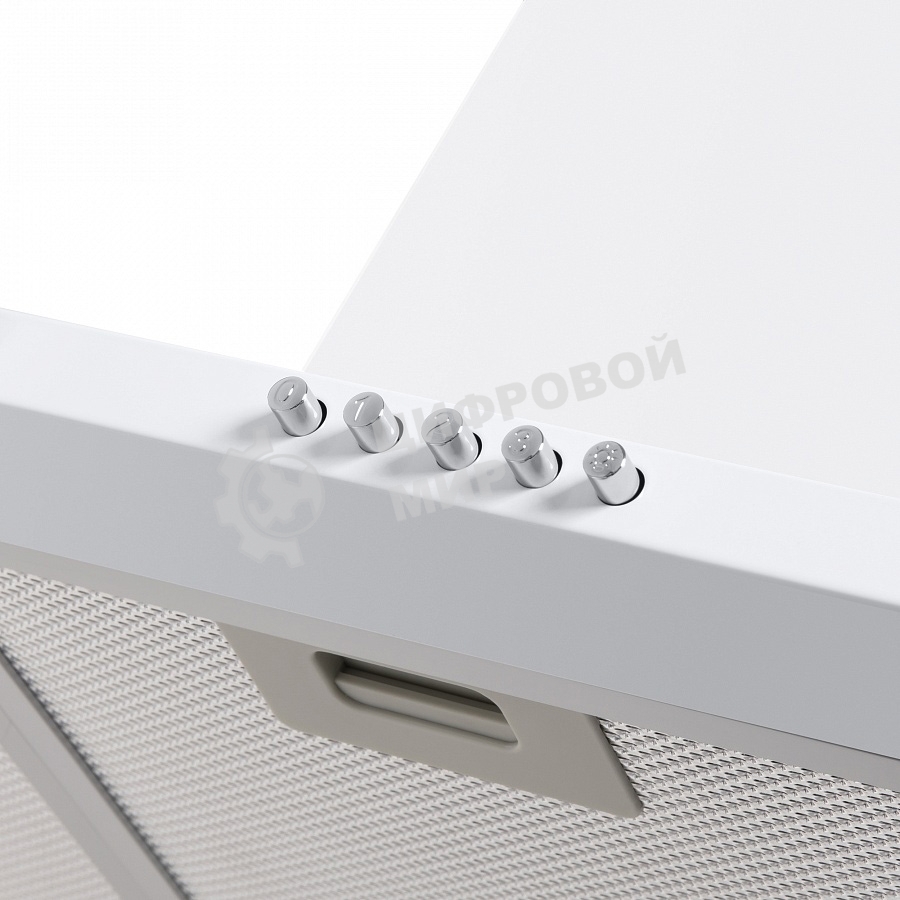 Вытяжка купольная Maunfeld Cork 60, белый, 60 см, 620 куб. м/ч, 47 дБ