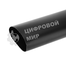 Термоусаживаемая трубка клеевая Rexant 115,0/19,0 мм, (6:1) черная, упаковка 1 м