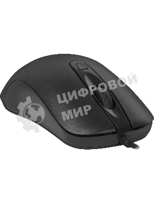 Мышь проводная Defender Classic MB-230 черный, 1600 dpi, USB, кнопки - 4