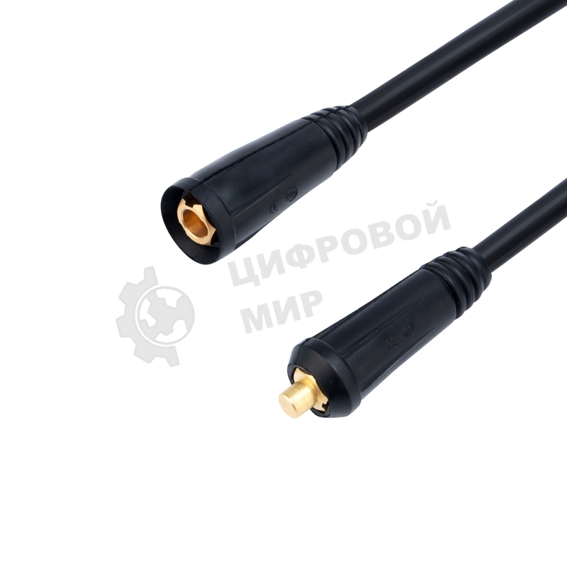 Удлинитель сварочного кабеля шт.-гн. Rexant СКР 10-25 16 мм² 3 м