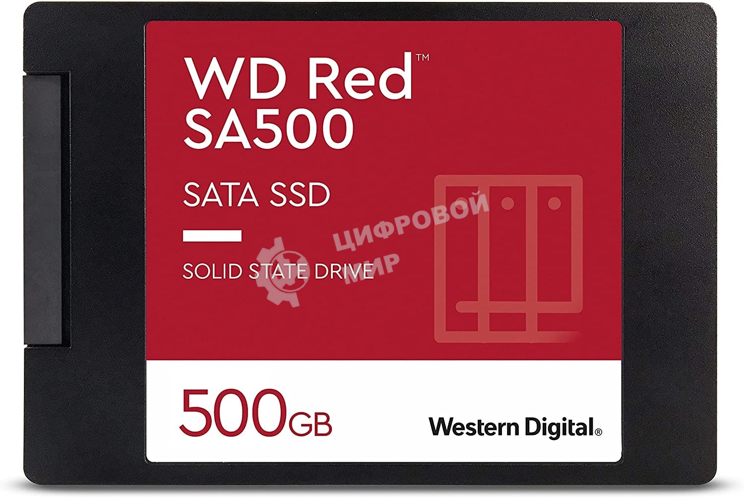 Накопитель SSD WD Red SA500 WDS500G1R0A, 500Gb, SATA III, 2.5