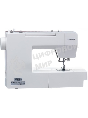 Швейная машина Janome 1522RD 25 операции, петля автомат, верт. челнок, нитевдеватель, мягкий, подарочный набор (шпульки, ножницы, сантиметровая лента, игольница)