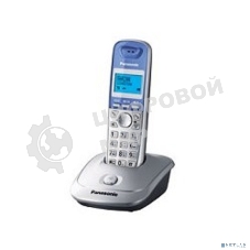 Телефон беспроводной (DECT) Panasonic KX-TG2511RUS (серебристый) АОН, Caller ID,спикерфон на трубке,переход в Эко режим одним нажатием