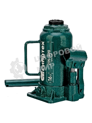 Домкрат гидравлический бутылочный Сибртех 16 т, 205-400 мм