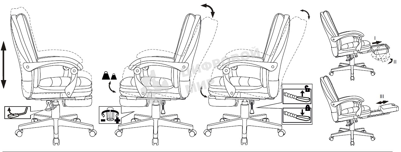 Кресло руководителя Бюрократ T-9950MSG-F/BROWN-PU