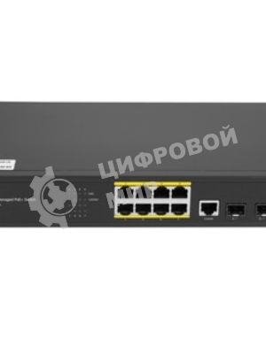 Коммутатор Cudy GS2008PS2, 8×1 Гбит/с, 2×1 Гбит/с SFP