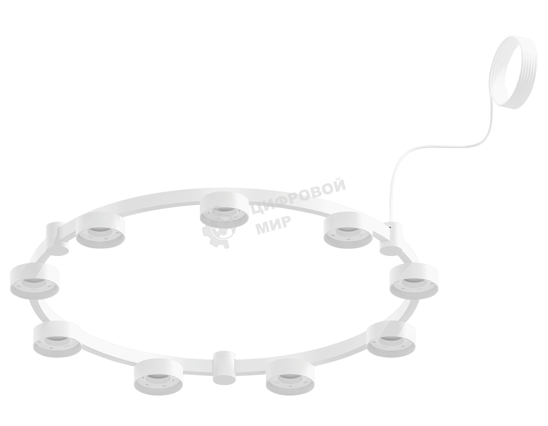 Корпус светильника C9241/9 SWH белый песок D740*70.5mm GX53/9