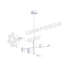 Светильник подвесной светодиодный FL51684/6 WH белый 3000K/4200K/6400K 36W D700*930 (Без ПДУ)