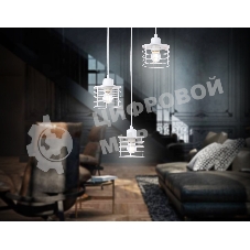 Светильник Ambrella light TR8078/3 WH белый E27*3 max 40W D372*1170