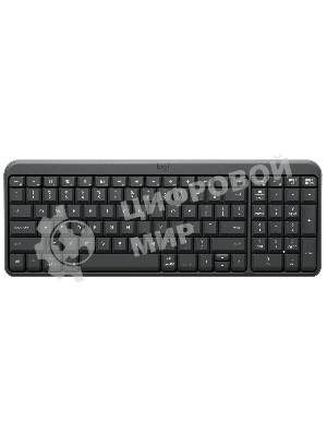 Клавиатура Logitech K250 беспроводная, Bluetooth, серый