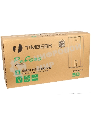 Водонагреватель Timberk SWH FSL1 50 VE накопительный (НЕРЖ,FSL1,50л,верт.,плоск.)