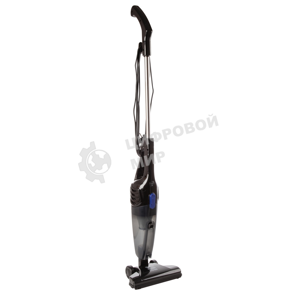 Пылесос вертикальный Endever VC-286 серый, питание от сети, 100 Вт, уборка сухая, пылесборник 1.9 л