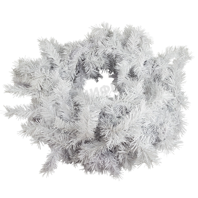 Белоснежный еловый шлейф Neon-night 2,7м